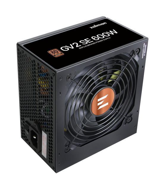 Блок живлення Zalman GV2SE (600W) 88%, 80+ Bronze, 120мм, 1xMB 24pin(20+4), 1xCPU(4pin+ 8pin), 4xMolex, 6xSATA, 2xPCIe 8pin(6+2) (ZM600-GV2SE) - купити в Україні за низькою ціною в інтернет-магазині "Rincom"