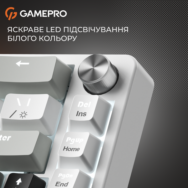 Механічна клавіатура GamePro Genesis Silverlight (MK116) (MK116) - купити в Україні за низькою ціною в інтернет-магазині "Rincom"