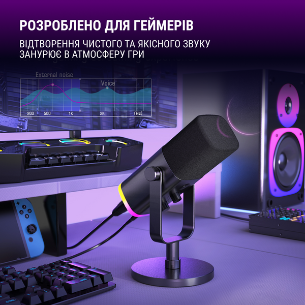 USB мікрофон Fifine AM8 (AM8) - купити в Україні за низькою ціною в інтернет-магазині "Rincom"