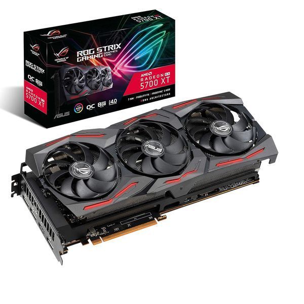 Відеокарта Asus Radeon RX 5700 XT ROG Strix OC 8GB GDDR6 (ROG-STRIX-RX5700XT-O8G-GAMING) - купити в Україні за низькою ціною в інтернет-магазині "Rincom"