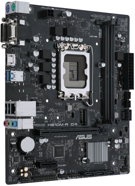Материнcька плата ASUS PRIME H610M-R D4-SI s1700 H610 2xDDR4 M.2 HDMI D-Sub DVI mATX White BOX WITH ACCESSORY (90MB1B40-M0ECY0) - купити в Україні за низькою ціною в інтернет-магазині "Rincom"