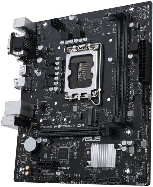 Материнcька плата ASUS PRIME H610M-R D4-SI s1700 H610 2xDDR4 M.2 HDMI D-Sub DVI mATX White BOX WITH ACCESSORY (90MB1B40-M0ECY0) - купити в Україні за низькою ціною в інтернет-магазині "Rincom"
