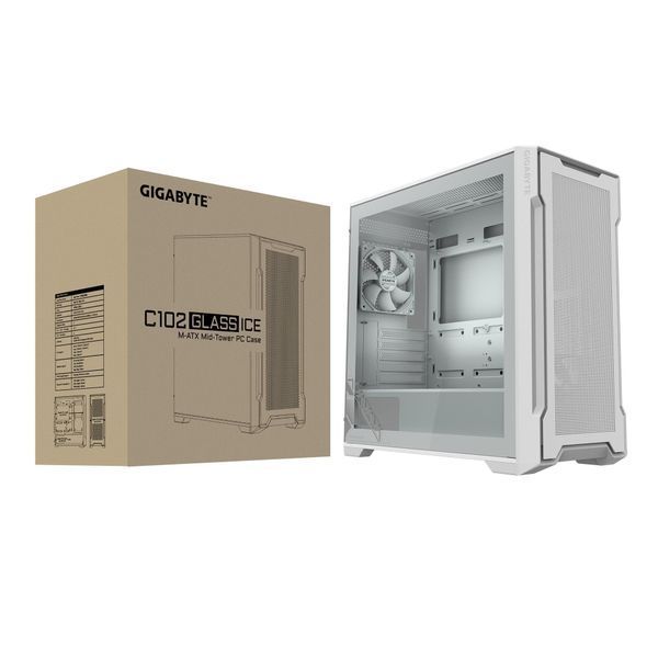Корпус ATX W/O PSU GB-C102GI WHITE GIGABYTE (GB-C102GI) - купити в Україні за низькою ціною в інтернет-магазині "Rincom"