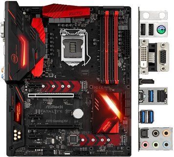 Материнська плата ASRock FATAL1TY Z270 Gaming K4 (s1151, Intel Z270) (ASRock FATAL1TY Z270 Gaming K4) - купити в Україні за низькою ціною в інтернет-магазині "Rincom"