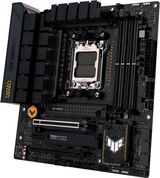 Материнcька плата ASUS TUF GAMING B650M-PLUS sAM5 B650 4xDDR5 M.2 HDMI DP mATX (90MB1BG0-M0EAY0) - купити в Україні за низькою ціною в інтернет-магазині "Rincom"