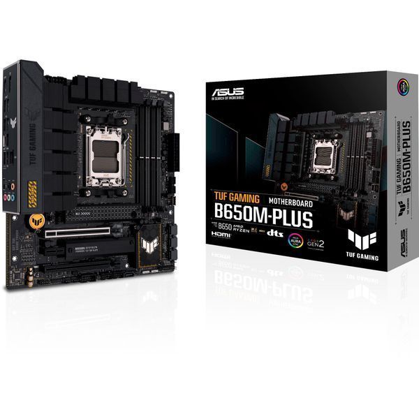 Материнcька плата ASUS TUF GAMING B650M-PLUS sAM5 B650 4xDDR5 M.2 HDMI DP mATX (90MB1BG0-M0EAY0) - купити в Україні за низькою ціною в інтернет-магазині "Rincom"