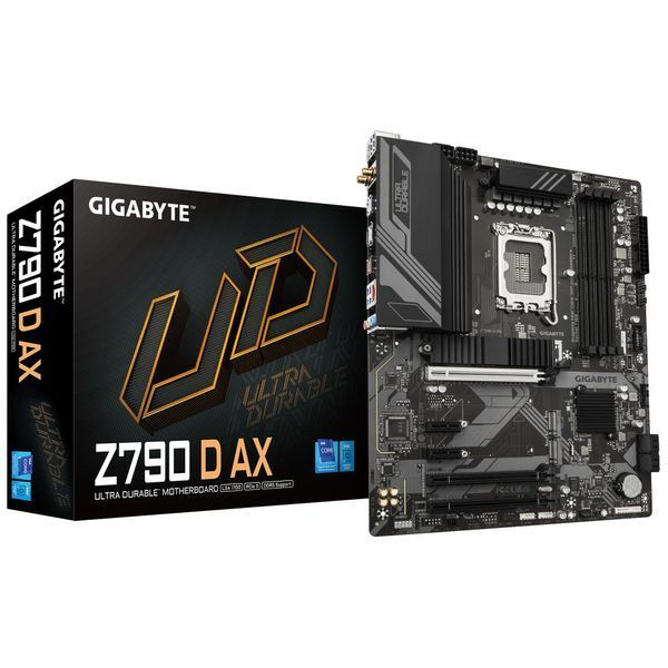 Материнська плата GIGABYTE Z790 D AX s1700 Z790 4xDDR5 M.2 HDMI DP ATX (Z790_D_AX) - купити в Україні за низькою ціною в інтернет-магазині "Rincom"