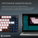 Бездротова механічна клавіатура GamePro Asgard Valhalla (MK160B Pro) 75% QLAB orange switches (MK160B Pro) - фото 7 з 16