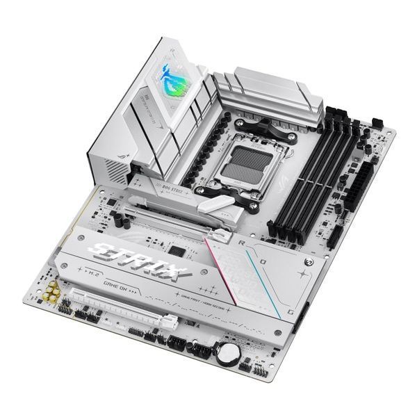 Материнcька плата ASUS ROG STRIX B850-A GAMING WIFI sAM5 B850 4xDDR5 M.2 HDMI DP WiFi BT ATX білий (90MB1J50-M0EAY0) - купити в Україні за низькою ціною в інтернет-магазині "Rincom"