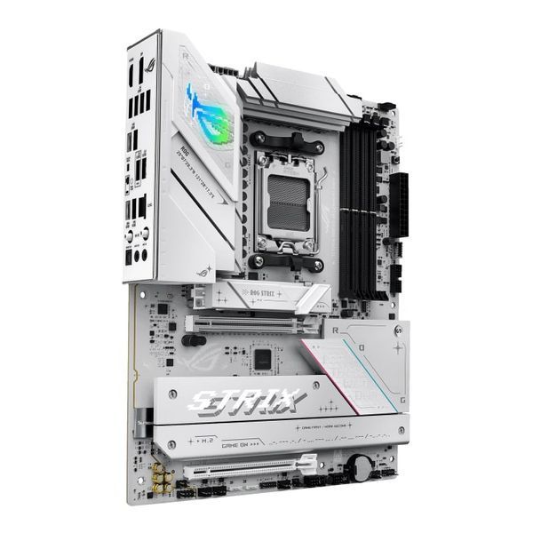 Материнcька плата ASUS ROG STRIX B850-A GAMING WIFI sAM5 B850 4xDDR5 M.2 HDMI DP WiFi BT ATX білий (90MB1J50-M0EAY0) - купити в Україні за низькою ціною в інтернет-магазині "Rincom"