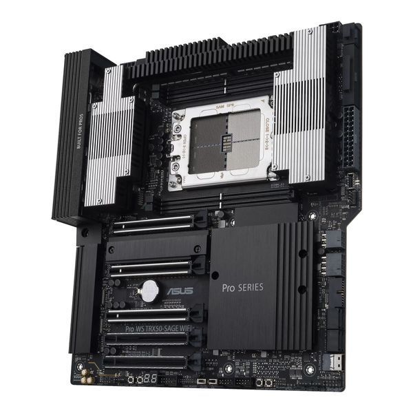 Материнська плата серверна ASUS PRO WS TRX50-SAGE WIFI sTR5 TRX50 4xDDR5 M.2 WiFi BT CEB (90MB1FZ0-M0EAY0) - купити в Україні за низькою ціною в інтернет-магазині "Rincom"
