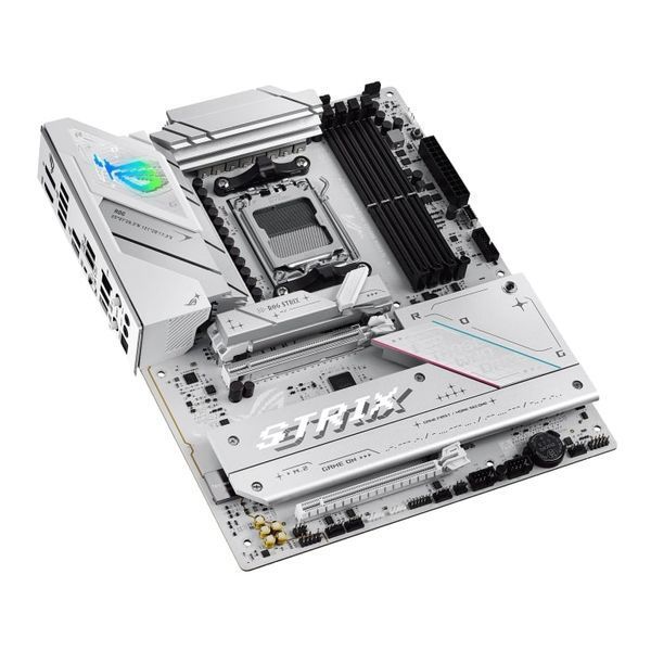 Материнcька плата ASUS ROG STRIX B850-A GAMING WIFI sAM5 B850 4xDDR5 M.2 HDMI DP WiFi BT ATX білий (90MB1J50-M0EAY0) - купити в Україні за низькою ціною в інтернет-магазині "Rincom"