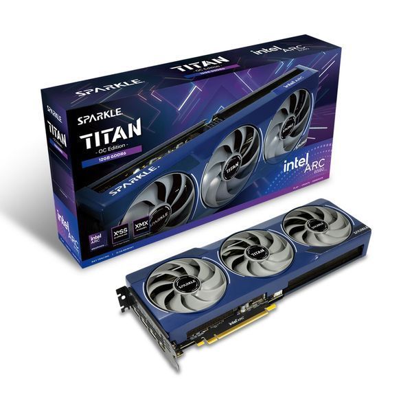 Відеокарта PCIE8 ARC B580 12GB GDDR6 SB580T-12GOC SPARKLE (SB580T-12GOC) - купити в Україні за низькою ціною в інтернет-магазині "Rincom"