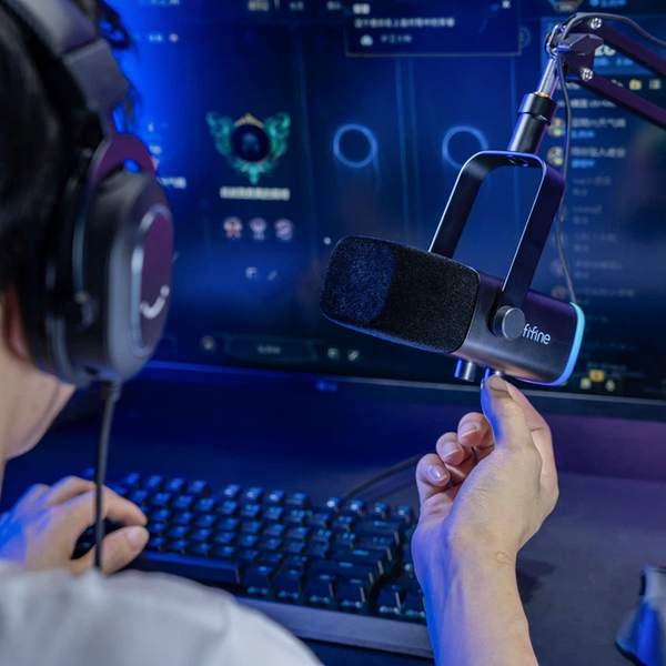 USB мікрофон Fifine AM8T (AM8T) - купити в Україні за низькою ціною в інтернет-магазині "Rincom"