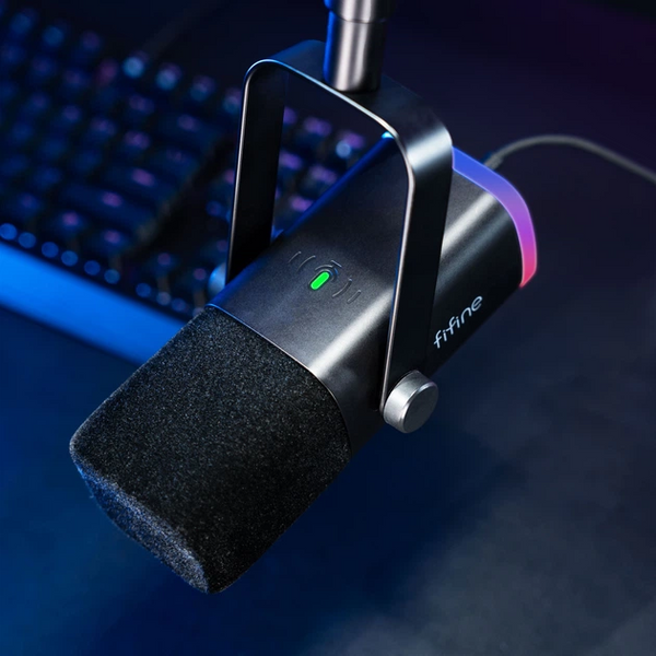 USB мікрофон Fifine AM8T (AM8T) - купити в Україні за низькою ціною в інтернет-магазині "Rincom"