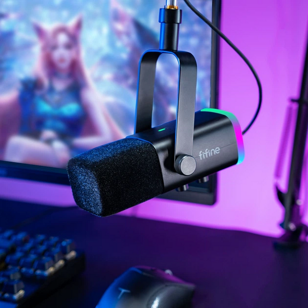 USB мікрофон Fifine AM8T (AM8T) - купити в Україні за низькою ціною в інтернет-магазині "Rincom"