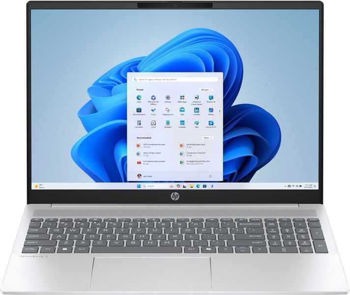 Ноутбук HP OmniBook 5 16-af1007ua 16" 2K IPS AG, Intel U5-225U, 16GB, F512GB, UMA, DOS, сріблястий (BV5W2EA) - купити в Україні за низькою ціною в інтернет-магазині "Rincom"