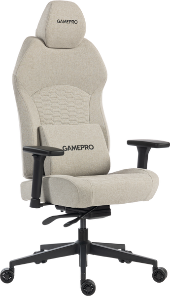 Крісло ігрове GamePro GC760LG Fabric Light Gray (GC760LG)