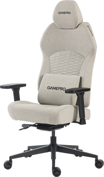 Крісло ігрове GamePro GC760LG Fabric Light Gray (GC760LG)