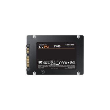 Твердотільний запам&rsquo;ятовувальний пристрій накопичувач (SSD) SATA2.5" 250GB 6GB/S 870 EVO MZ-77E250B/EU SAMSUNG (MZ-77E250B/EU) - купити в Україні за низькою ціною в інтернет-магазині "Rincom"