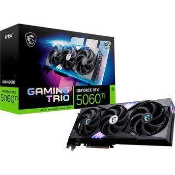 Відеокарта MSI GeForce RTX5060Ti 8Gb GAMING TRIO OC (RTX 5060 Ti 8G GAMING TRIO OC) (RTX 5060 Ti 8G GAMING TRIO OC) - купити в Україні за низькою ціною в інтернет-магазині "Rincom"