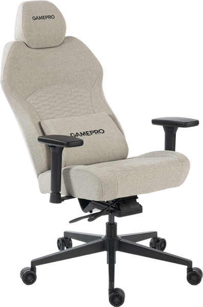 Крісло ігрове GamePro GC760LG Fabric Light Gray (GC760LG)