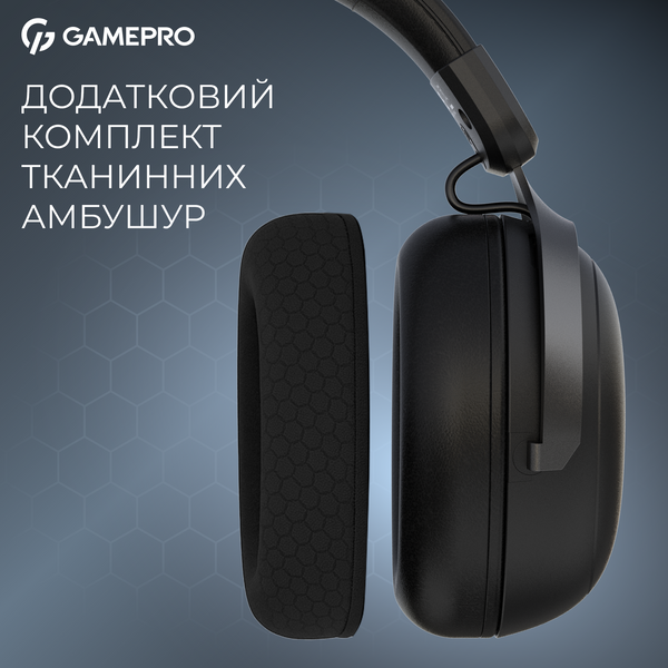 Бездротова ігрова гарнітура GamePro Asgard Freya Pro (HSW201B) (HSW201B)