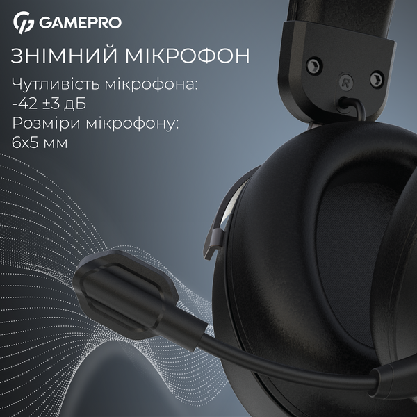 Бездротова ігрова гарнітура GamePro Asgard Freya Pro (HSW201B) (HSW201B)