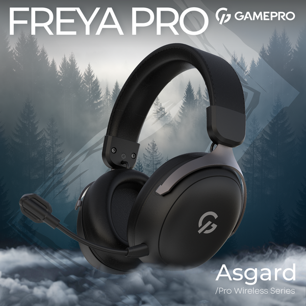 Бездротова ігрова гарнітура GamePro Asgard Freya Pro (HSW201B) (HSW201B)