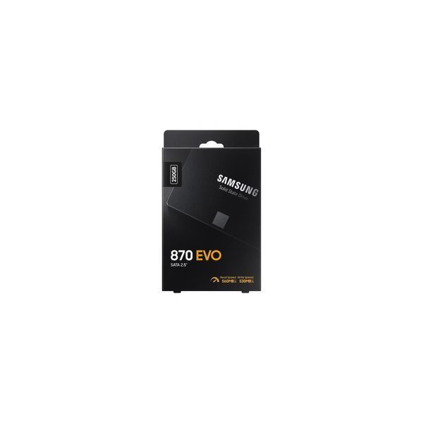Твердотільний запам&rsquo;ятовувальний пристрій накопичувач (SSD) SATA2.5" 250GB 6GB/S 870 EVO MZ-77E250B/EU SAMSUNG (MZ-77E250B/EU) - купити в Україні за низькою ціною в інтернет-магазині "Rincom"