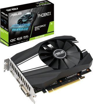 Відеокарта Asus GeForce GTX 1660 Super Phoenix O6G OC 6GB GDDR6 (PH-GTX1660S-O6G) - купити в Україні за низькою ціною в інтернет-магазині "Rincom"