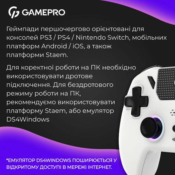 Бездротовий геймпад GamePro GPS13W (GPS13W)