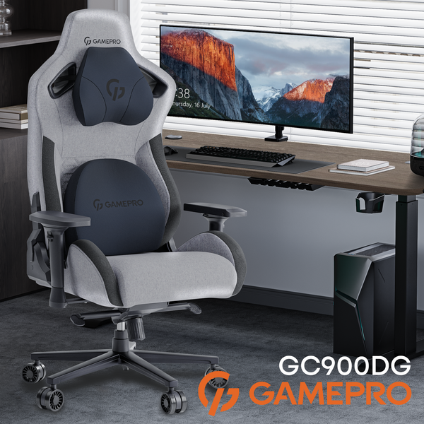 Крісло ігрове GamePro GC900DG Fabric Dark Grey (GC900DG)