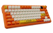 Бездротова механічна клавіатура Ajazz AK820 MAX Avocado Switch Orange-White Theme-RGB--With Screen (AK820MAX-AS-OW) - фото 15 з 16