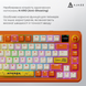 Бездротова механічна клавіатура Ajazz AK820 MAX Avocado Switch Orange-White Theme-RGB--With Screen (AK820MAX-AS-OW) - фото 12 з 16