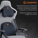 Крісло ігрове GamePro GC900DG Fabric Dark Grey (GC900DG)