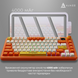 Бездротова механічна клавіатура Ajazz AK820 MAX Avocado Switch Orange-White Theme-RGB--With Screen (AK820MAX-AS-OW) - фото 11 з 16