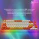 Бездротова механічна клавіатура Ajazz AK820 MAX Avocado Switch Orange-White Theme-RGB--With Screen (AK820MAX-AS-OW) - фото 13 з 16