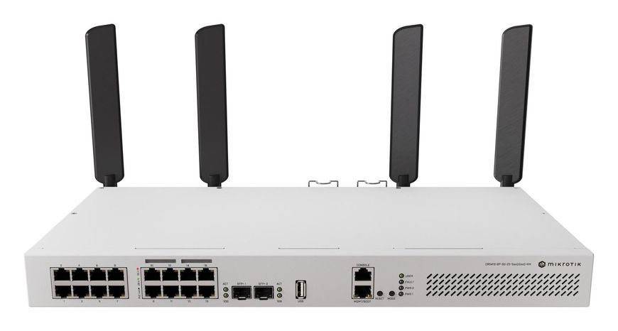 Мережевий комутатор Ethernet з функцією маршрутизації CRS418-8P-8G-2S+5axQ2axQ-RM MIKROTIK (CRS4188P8G-2S+5AXQ2AXQ-RM) - купить в Украине по низкой цене в интернет-магазине "Rincom"