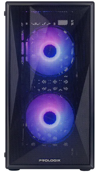 Корпус Prologix E102 Tempered Glass&Mesh Black (E102 Black) - купити в Україні за низькою ціною в інтернет-магазині "Rincom"