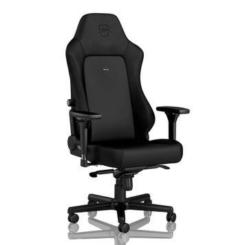 Ігрове крісло Noblechairs HERO високотехнологічна штучна шкіра, чорний (NBL-HRO-PU-BED)
