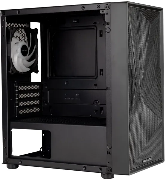 Корпус Prologix E102 Tempered Glass&Mesh Black (E102 Black) - купити в Україні за низькою ціною в інтернет-магазині "Rincom"
