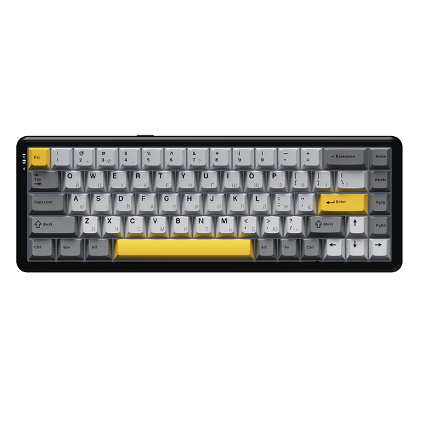Клавіатура механічна бездротова Ajazz AK680 MAX (8+8K) Magnetic Switch RGB Wireless/BT/USB Black (AK680-M-BGY-A) - купити в Україні за низькою ціною в інтернет-магазині "Rincom"