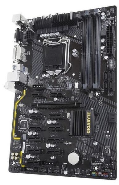 Материнська плата GIGABYTE GA-B250-FinTech (s1151, Intel B250, ATX) (GA-B250-FinTech) - купити в Україні за низькою ціною в інтернет-магазині "Rincom"