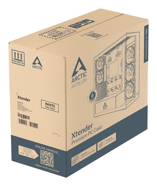 Корпус EATX W/O PSU XTENDERVG W ACPCC00017A ARCTIC (ACPCC00017A) - купити в Україні за низькою ціною в інтернет-магазині "Rincom"
