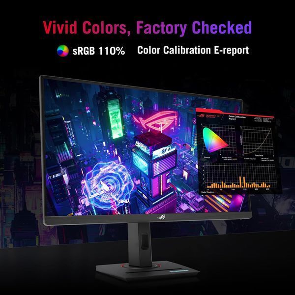 Монітор Asus 24.5" ROG Strix XG259QNS 2xHDMI, DP, 2xUSB, Audio, IPS, 380Hz, 0.3ms, sRGB 110%, AdaptiveSync, Pivot, HDR400 (90LM09M0-B01370) - купити в Україні за низькою ціною в інтернет-магазині "Rincom"