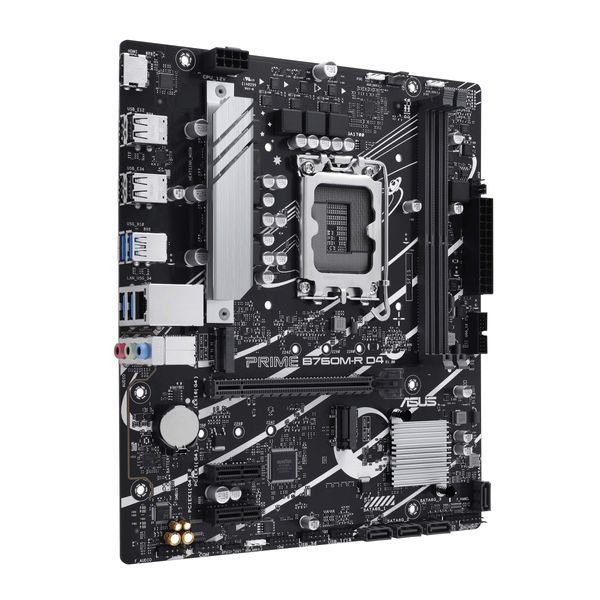 Материнcька плата ASUS PRIME B760M-R D4 s1700 B760 2xDDR4 M.2 HDMI mATX (90MB1HA0-M0EAY0) - купити в Україні за низькою ціною в інтернет-магазині "Rincom"