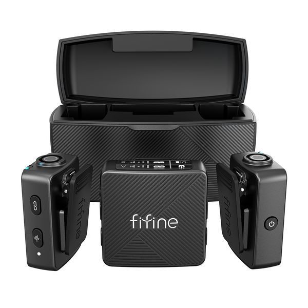 Безпровідний петличний мікрофон Fifine M9 (M9) - купити в Україні за низькою ціною в інтернет-магазині "Rincom"