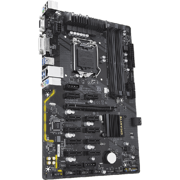Материнська плата GIGABYTE GA-B250-FinTech (s1151, Intel B250, ATX) (GA-B250-FinTech) - купити в Україні за низькою ціною в інтернет-магазині "Rincom"
