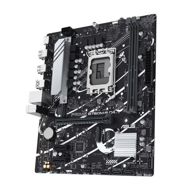 Материнcька плата ASUS PRIME B760M-R D4 s1700 B760 2xDDR4 M.2 HDMI mATX (90MB1HA0-M0EAY0) - купити в Україні за низькою ціною в інтернет-магазині "Rincom"